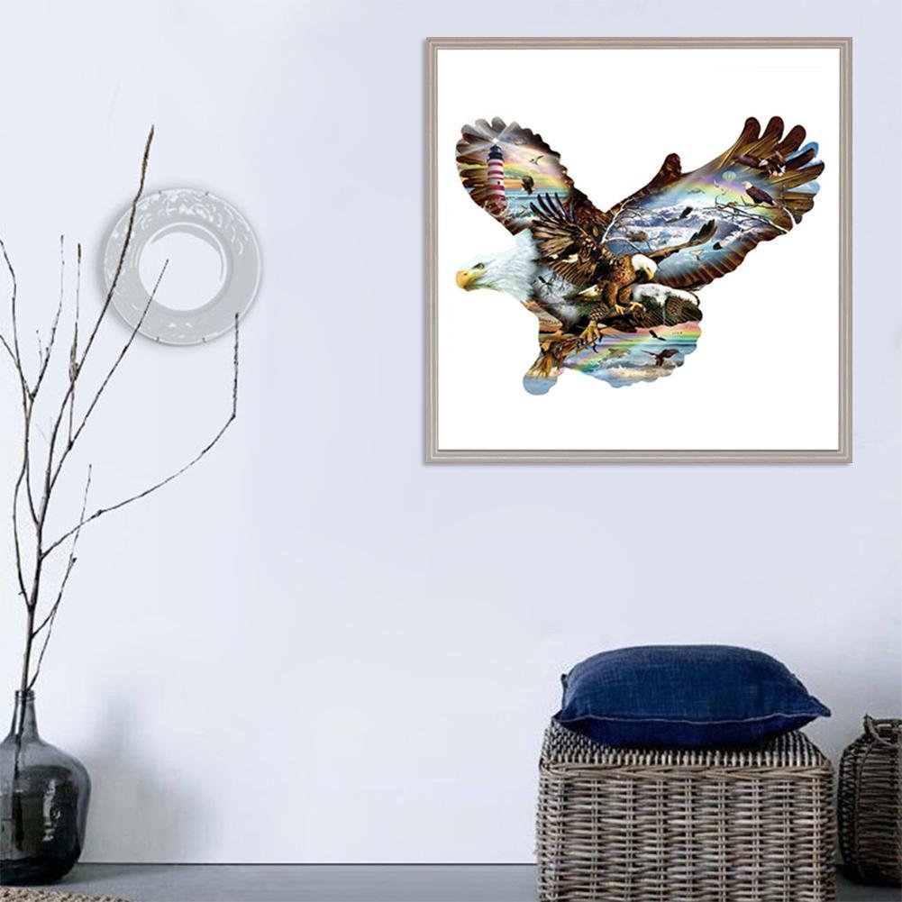 Diamond Painting - Partial Round - Eagle Lighthouse