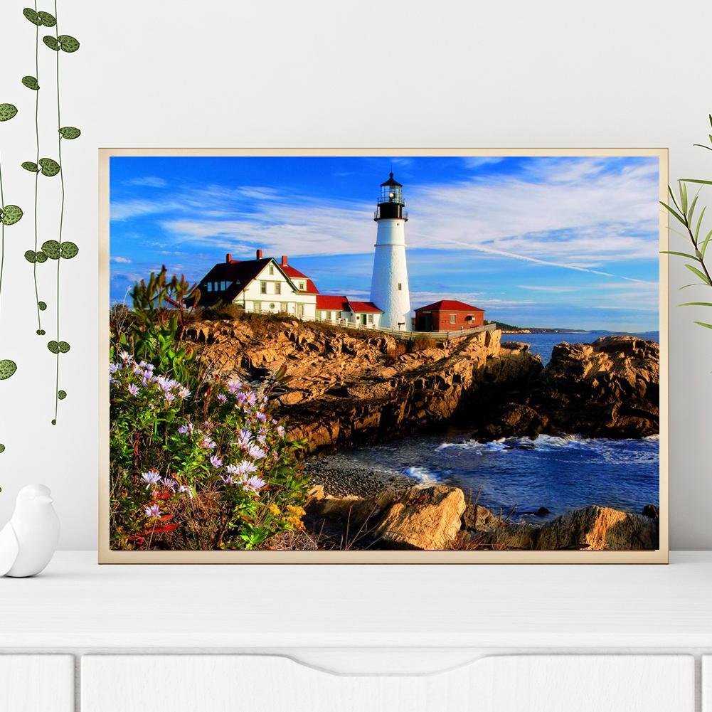 Diamond Painting - Full Round -  Lighthouse B