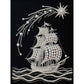DIY Pearl Painting With Frame - Handmade Self-Adhesive Pearls - Boat (30*40cm)