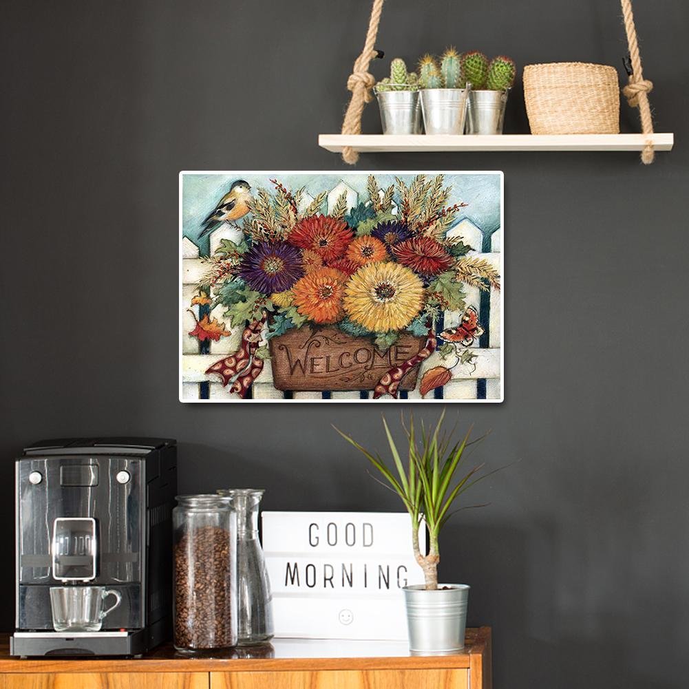 Diamond Painting - Full Round - Welcome