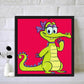 Diamond Painting - Full Round - Cartoon Dinosaur A