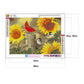 Diamond Painting - Full Round -Sunflower Birds
