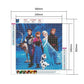 5D Frozen Full Drill Diamond Painting Canvas Size