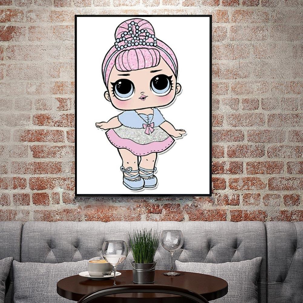 5D DIY Diamond Painting Kit - Full Round - Lol Doll