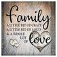 11ct Stamped Cross Stitch Letters(40*40cm)