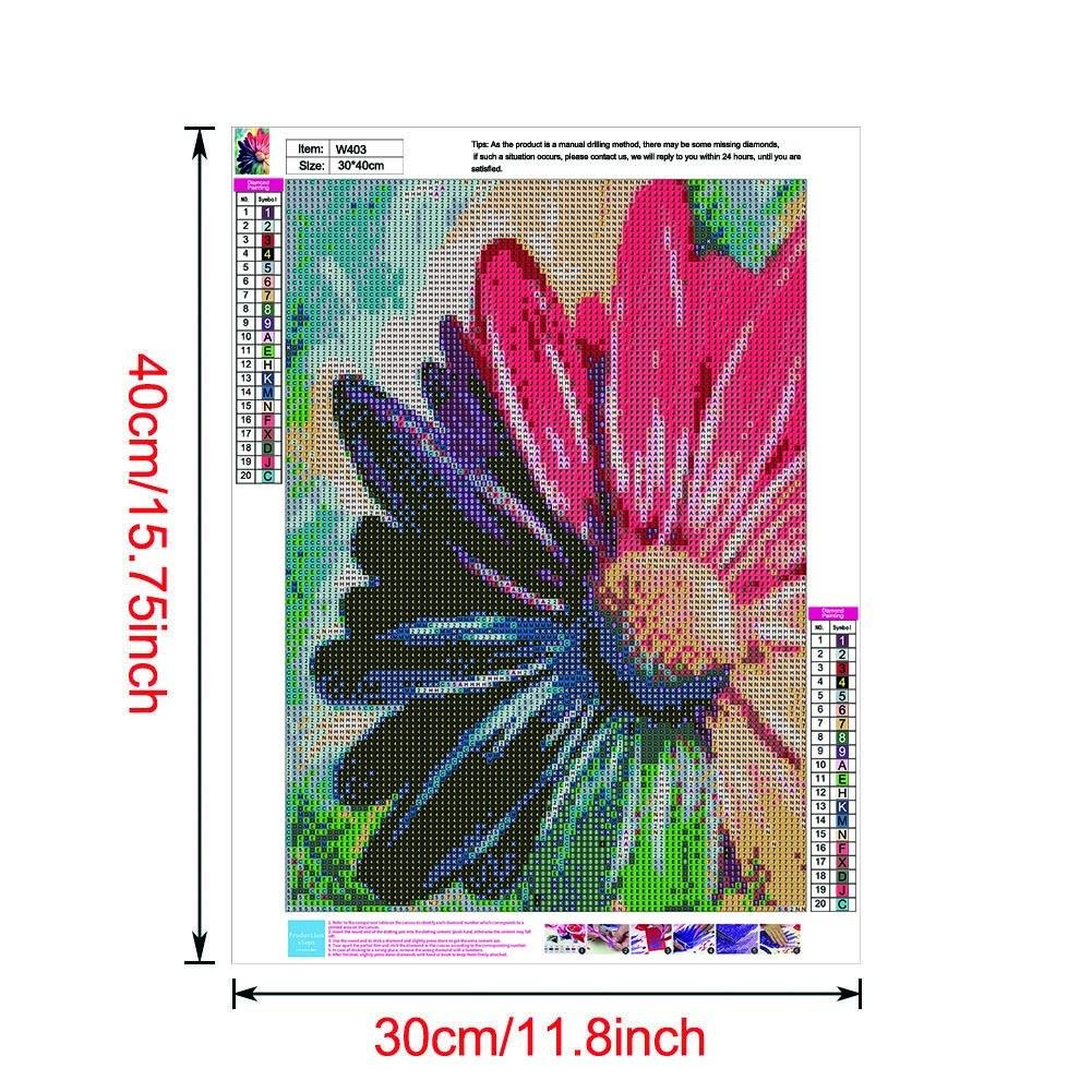 Diamond Painting - Full Round - Flower 14