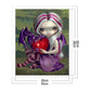 11CT Stamped Cross Stitch - Big Eyes Doll (30*40CM) B