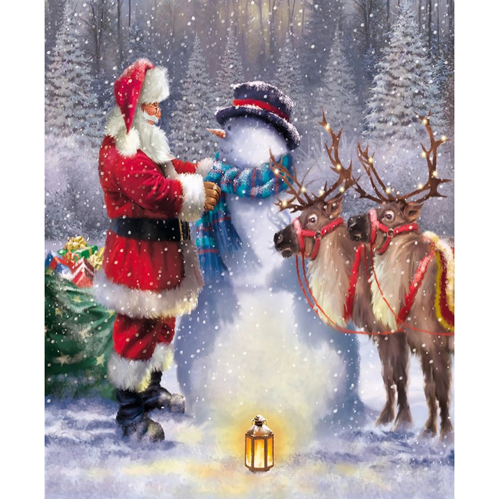 Paint By Number Oil Painting Santa Claus (40*50cm)