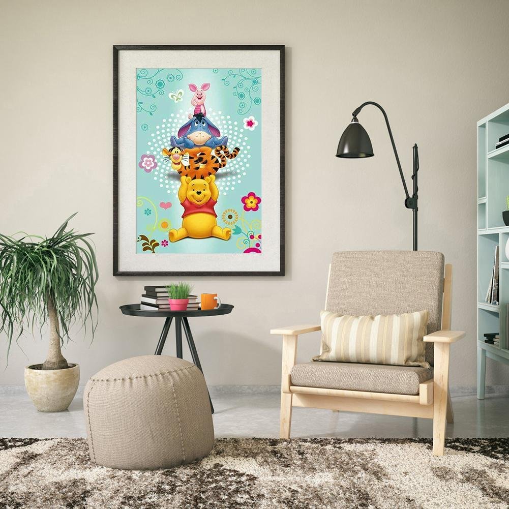 Diamond Painting - Full Round - Winnie The Pooh B