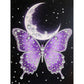 DIY Pearl Painting With Frame - Handmade Self-Adhesive Pearls - Butterfly (30*40cm) C
