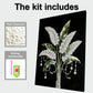 DIY Pearl Painting With Frame - Handmade Self-Adhesive Pearls - Fresh Flower (30*40cm)
