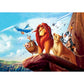 5D Diy Diamond Painting Kit Full Round Beads Lion King