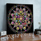 DIY Pearl Painting With Frame - Handmade Self-Adhesive Pearls - Color Bloom Mandala (25*25cm)