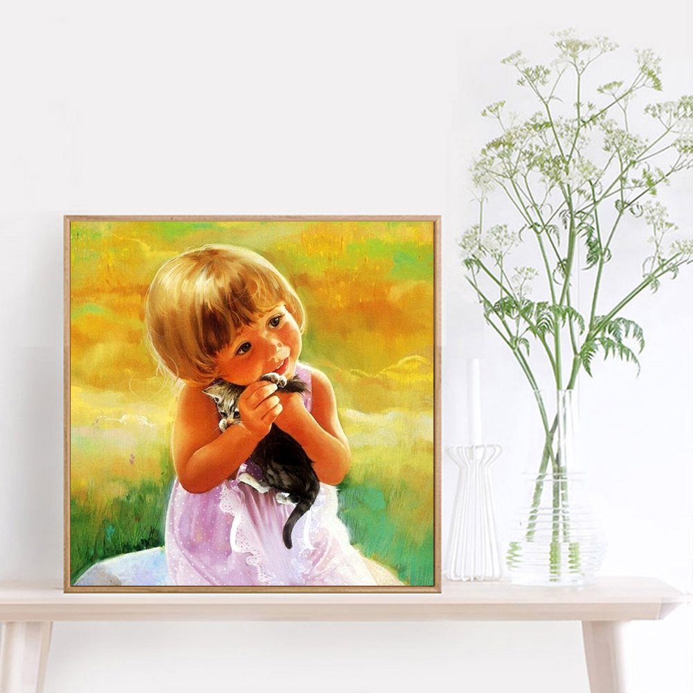 Diamond Painting - Full Round - Cute Baby A