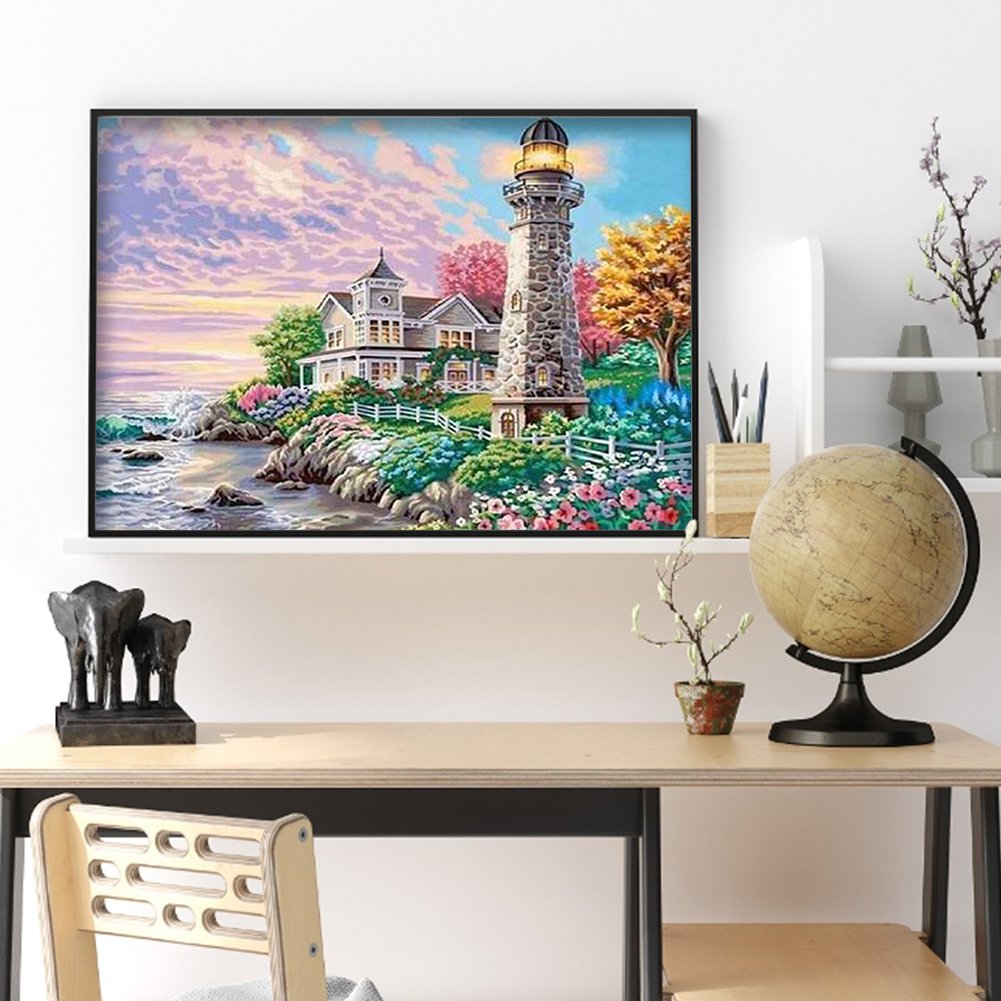11ct Stamped Cross Stitch - Lighthouse (40*50cm) A