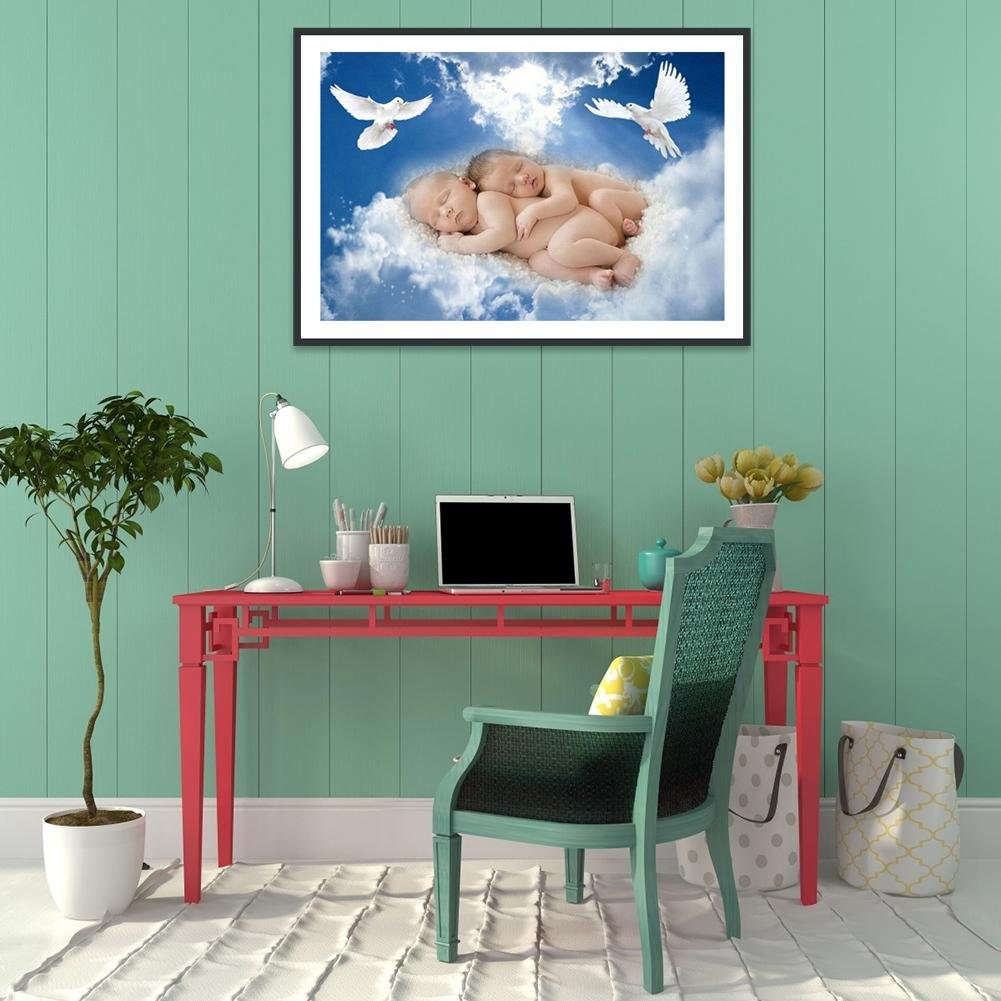 Diamond Painting - Full Round - Cute Baby C