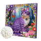 DIY Pearl Painting With Frame - Handmade Self-Adhesive Pearls - Cat (25*25cm) B