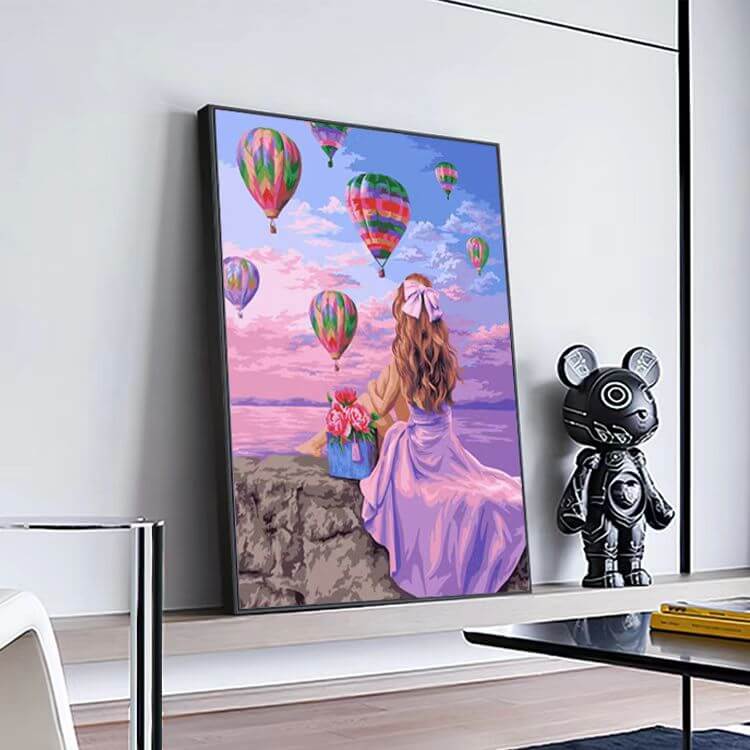 air balloon 5d diamond painting kit
