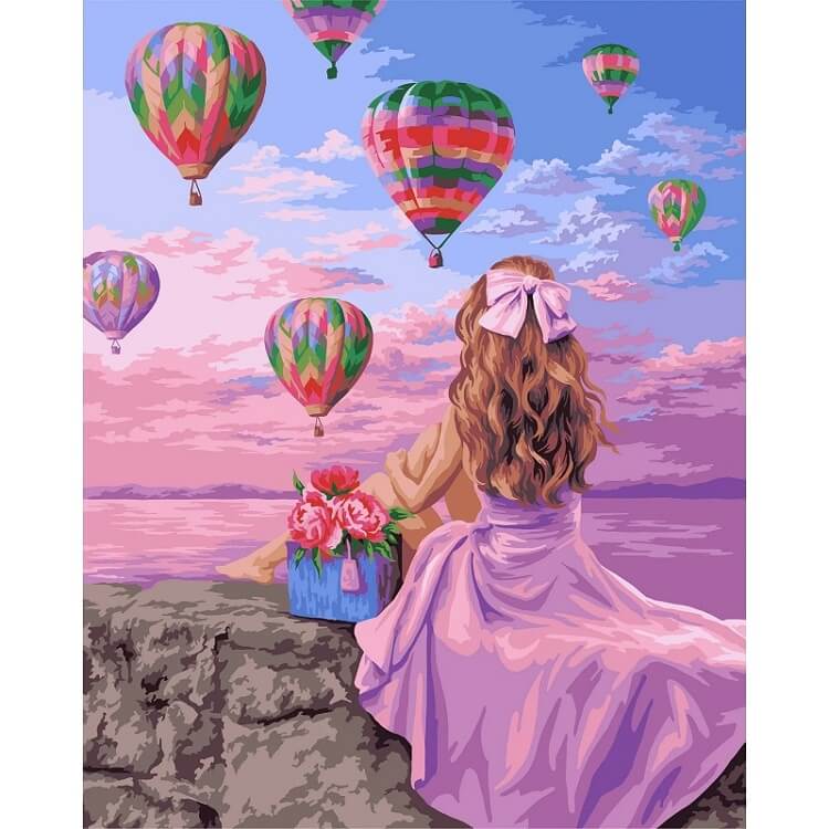 air balloon festival 5d diamond painting kit