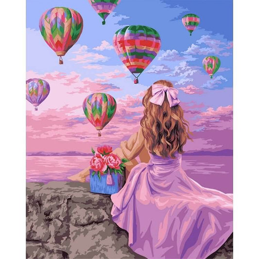air balloon festival 5d diamond painting kit