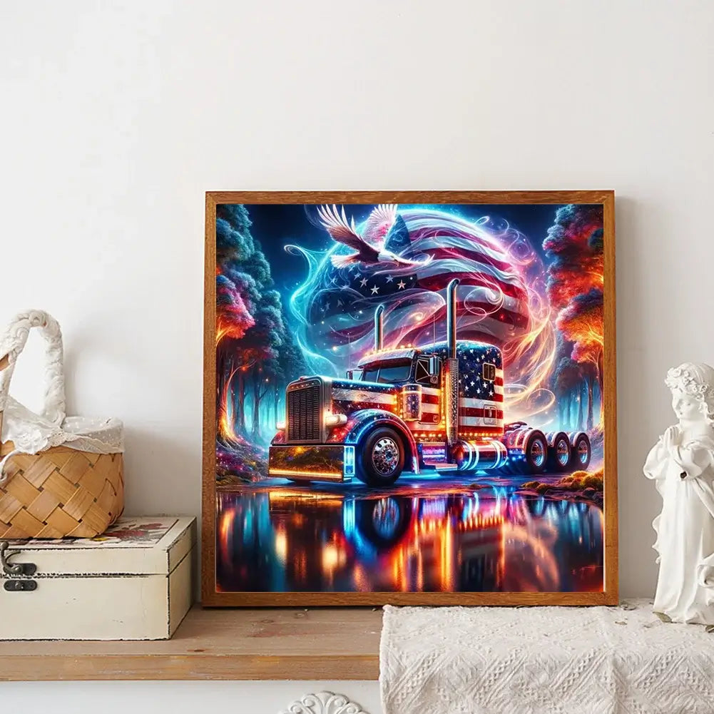 american car diamond painting kit