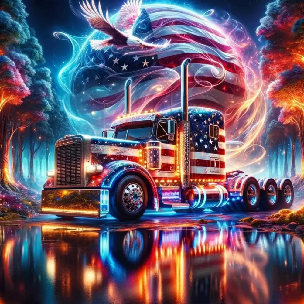 american car diamond painting