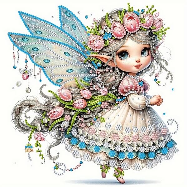 DIY Little Angel Crystal Rhinestone Diamond Painting Kit
