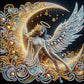 DIY Angel On Moon Crystal Rhinestone Diamond Painting Kit A