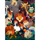 animal family diy 5d diamond painting kit