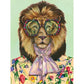 5D DIY Diamond Painting Kit - Full Round / Square - Anthropomorphic Lion
