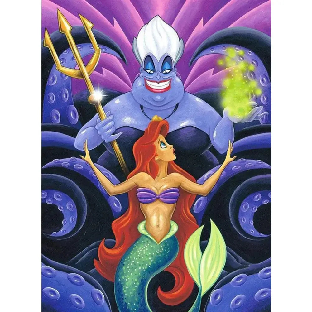 5D DIY Diamond Painting - Full Round / Square - Ariel Mermaid