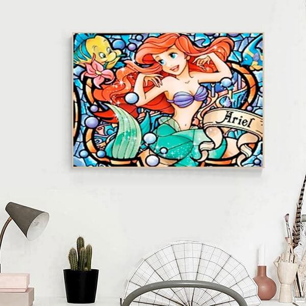 Ariel princess full drill diamond painting kits