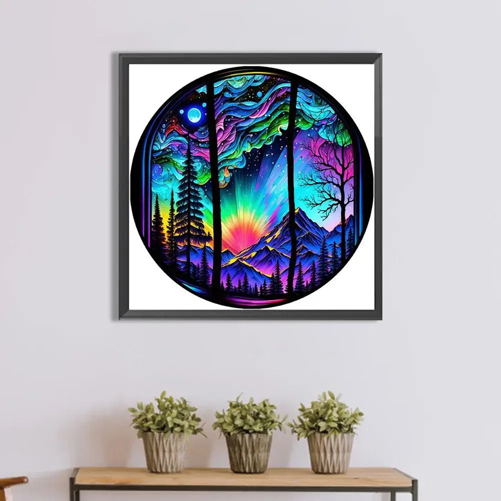 Aurora Nightscape 5D DIY Diamond Painting Kit