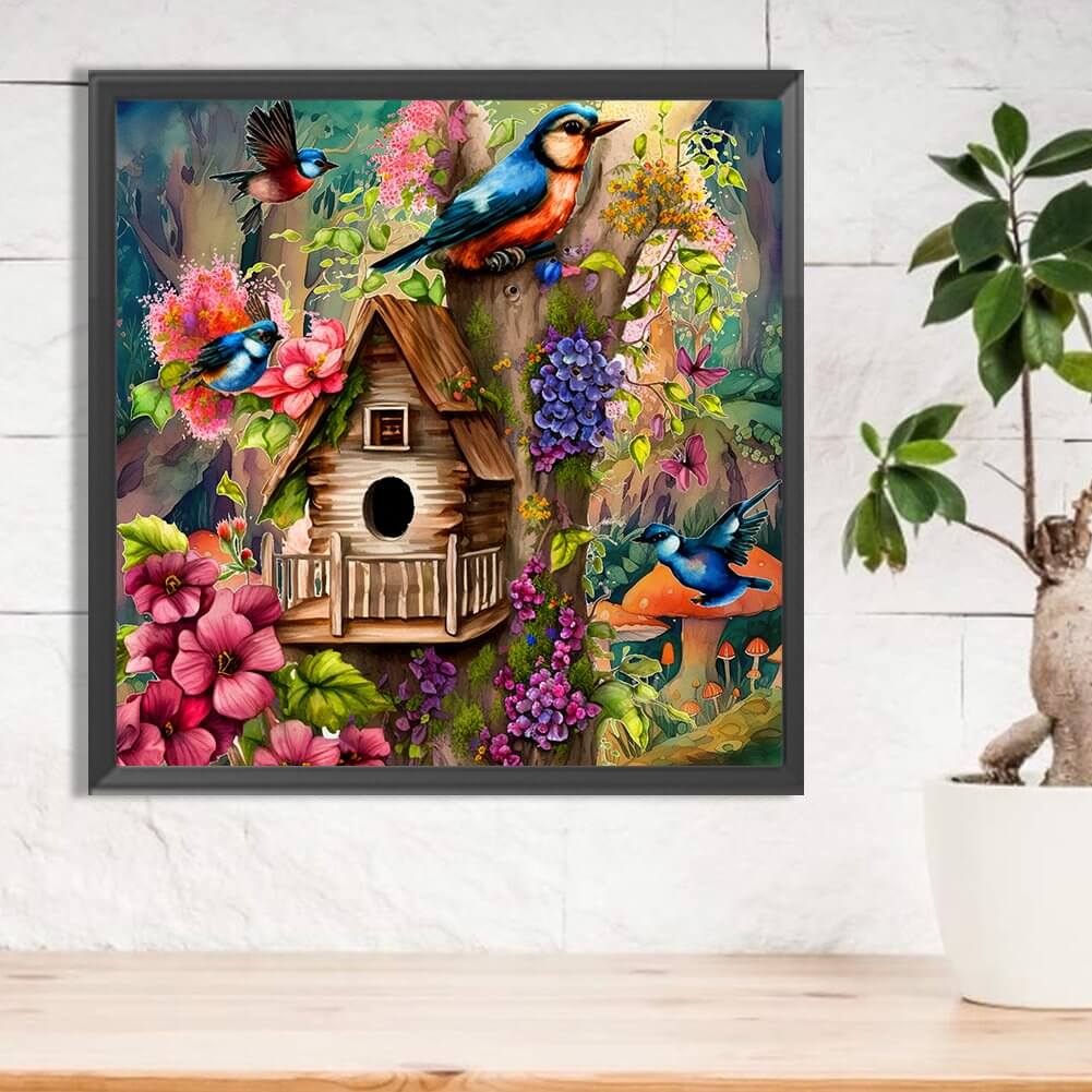 5D DIY Aviary Diamond Painting