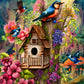 5D DIY Aviary Diamond Painting Kit