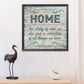 11ct Stamped Cross Stitch - Home Family Letters(46*46cm)