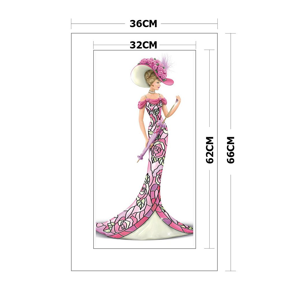 14ct Stamped Cross Stitch - Noblewoman(36*66cm) C