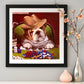 Diamond Painting - Full Round - Gambler Dog