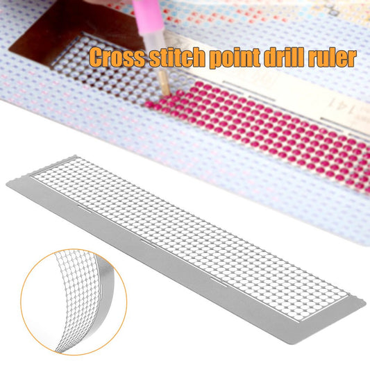 408 Holes DIY Diamond Painting Tools Round Drill Ruler