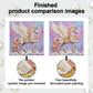DIY Pearl Painting With Frame - Handmade Self-Adhesive Pearls - Unicorn (25*25cm) B