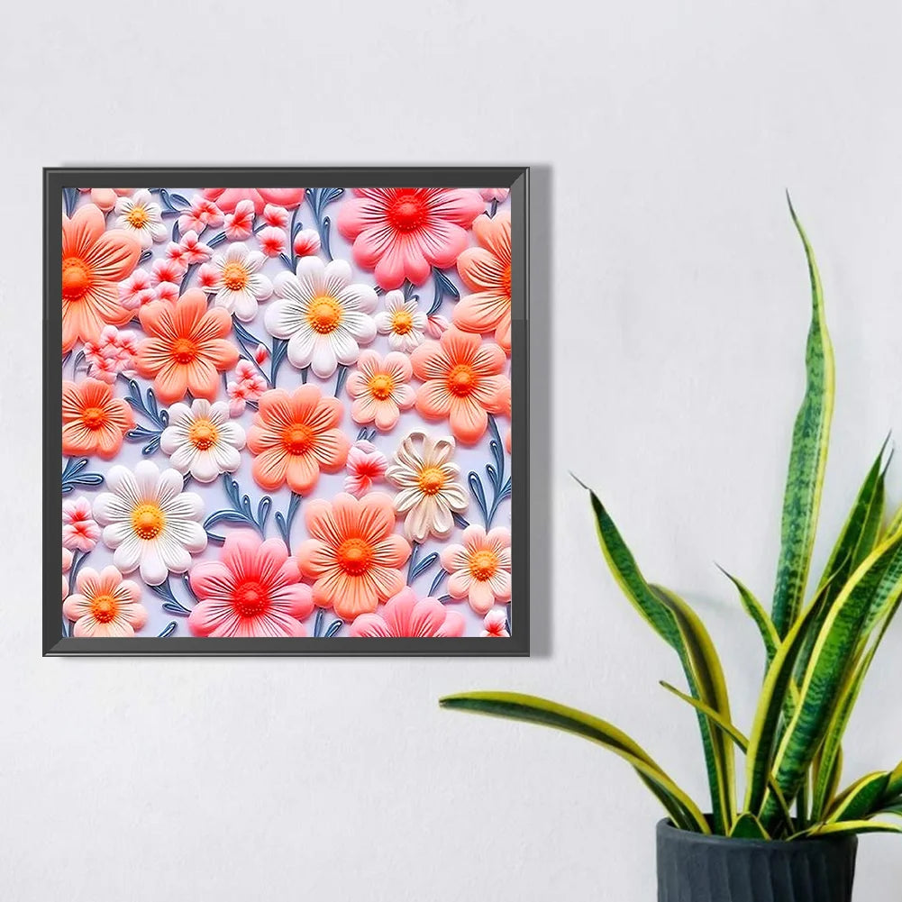 Diamond Painting -Full Round / Square - Flowers Pattern