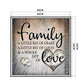 11ct Stamped Cross Stitch - Letters(40*40cm) C