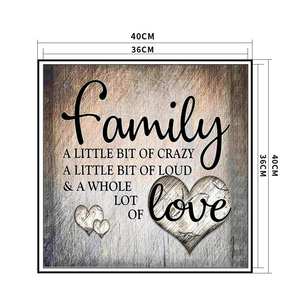 11ct Stamped Cross Stitch - Letters(40*40cm) C