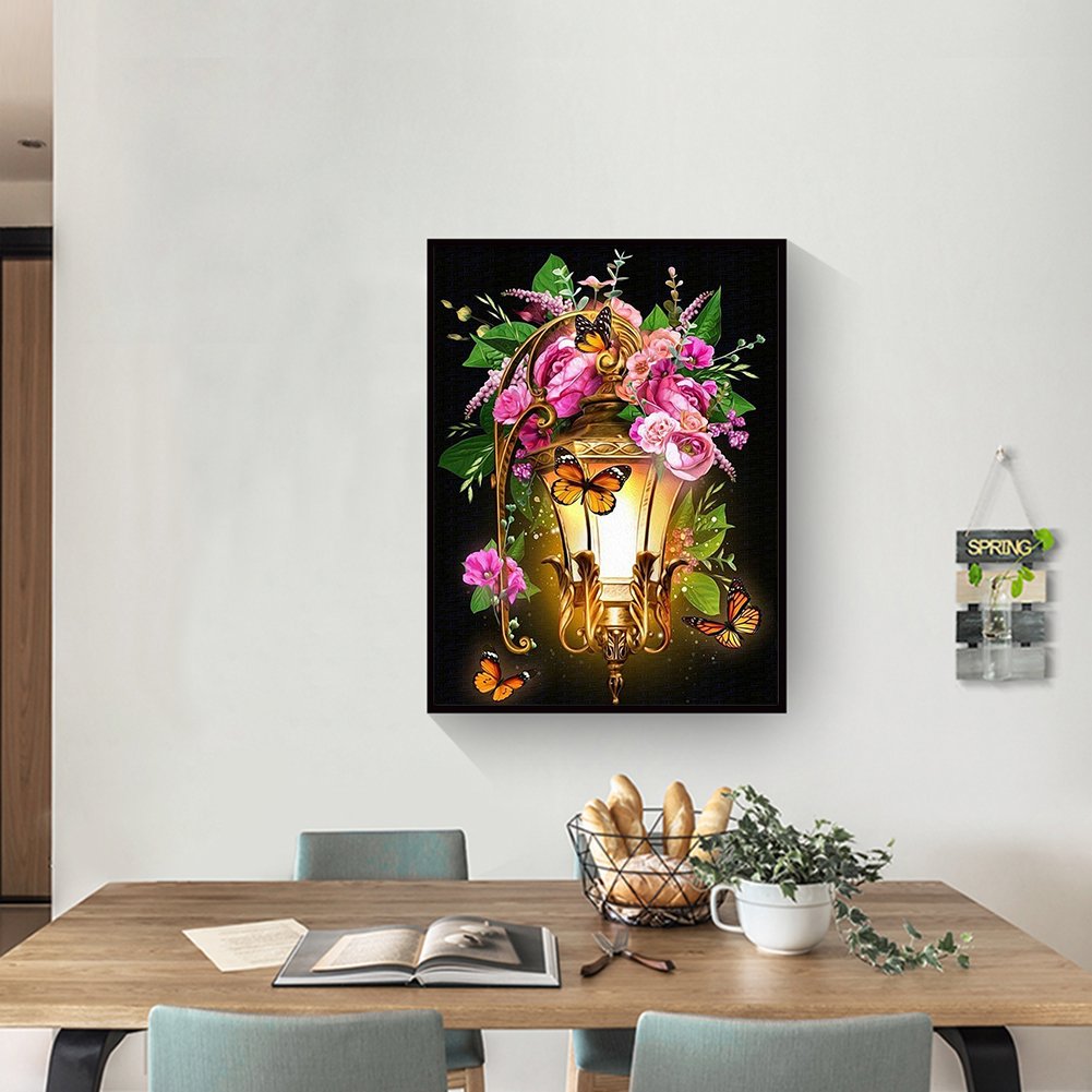 Diamond Painting - Full Round - Flower Lantern