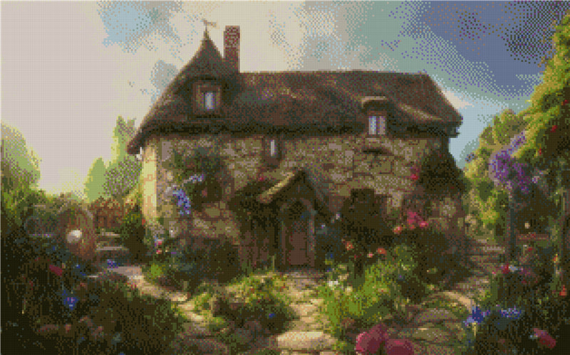Full Round/Square Diamond Painting Kits | House 40x70cm 50x80cm G