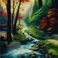Full Round/Square Diamond Painting Kits | Scenery 40x50cm 50x70cm C