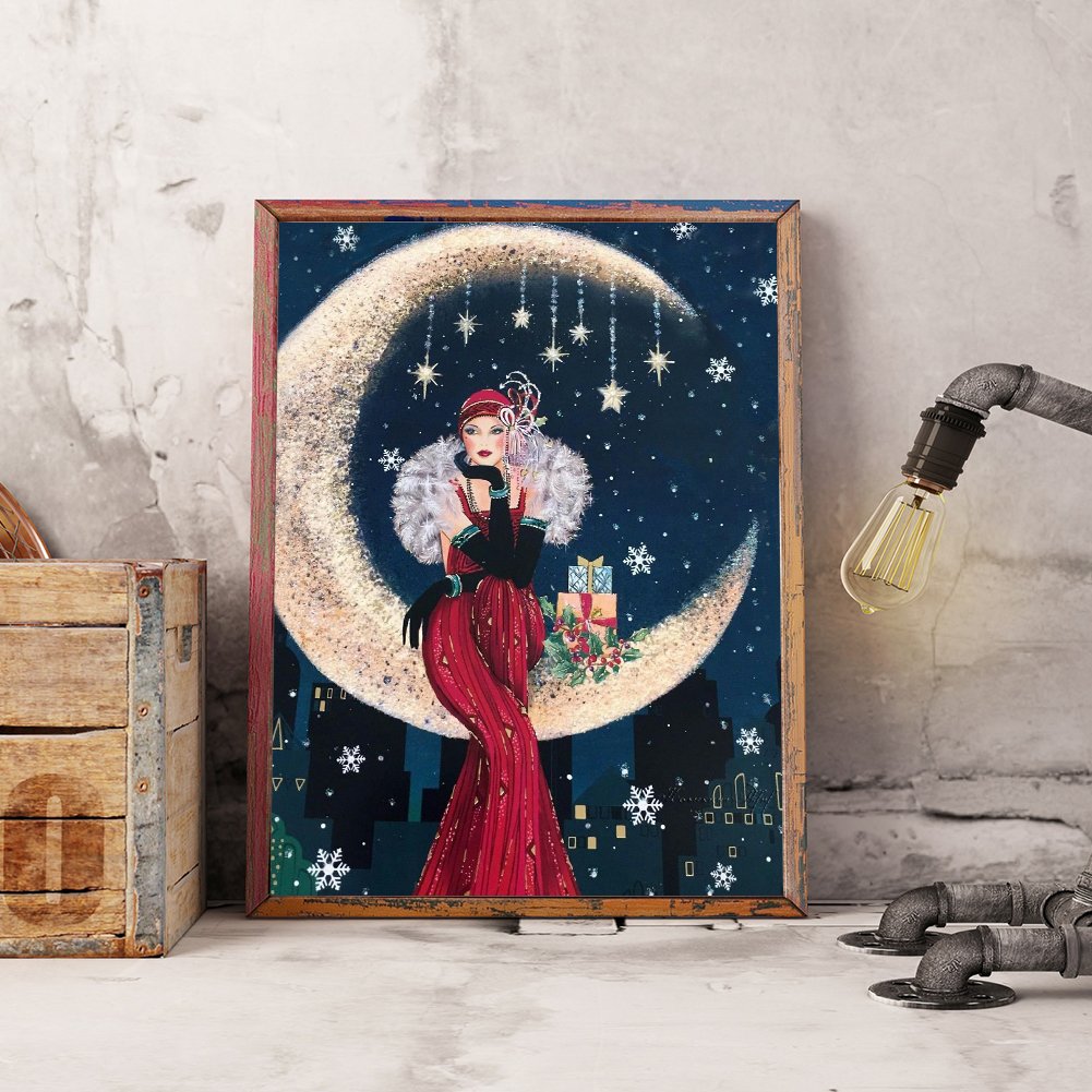 Diamond Painting - Full Round - Fashion Lady C