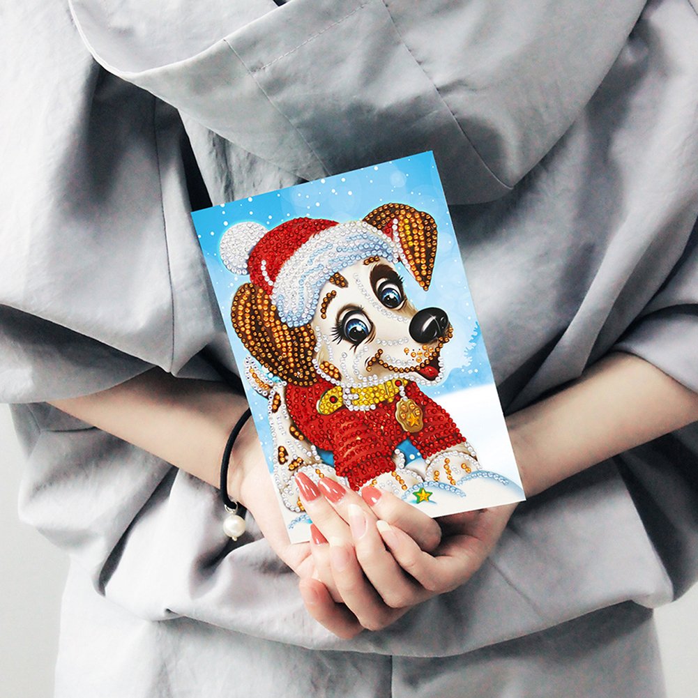 DIY Diamond Painting Greeting Card - Dog B