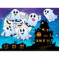 5D Diy Diamond Painting Kit Full Round Beads Flying Ghost