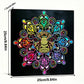 DIY Pearl Painting With Frame - Handmade Self-Adhesive Pearls - Lion Spirit Mandala (25*25cm)
